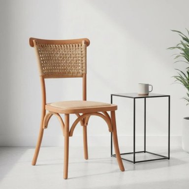 PACK 4 SILLAS TANGO WOOD | RATTAN & CUERDA - 2
