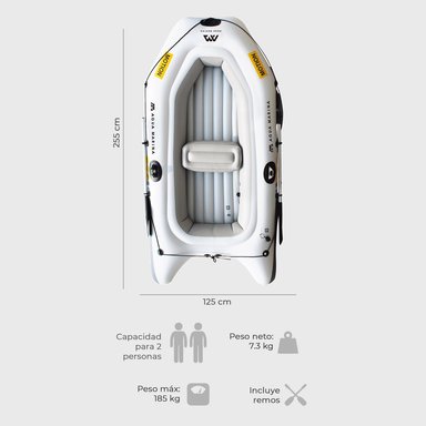 BOTE INFLABLE AQUA MARINA DEPORTIVO Y DE PESCA MOTION - 3