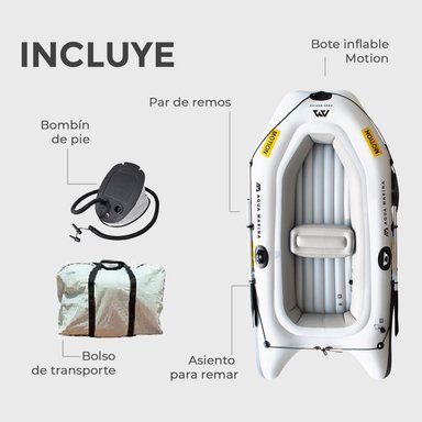 BOTE INFLABLE AQUA MARINA DEPORTIVO Y DE PESCA MOTION - 5
