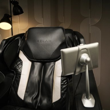 SILLÓN MASAJES RELAN R3000 1 CUERPO NEGRO SEGUNDA GENERACIÓN RECLINABLE CON GRAVEDAD ZERO - 3