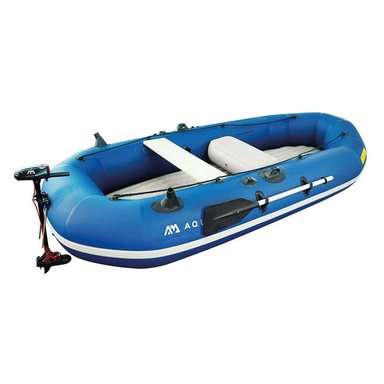BOTE INFLABLE CLÁSICO + MOTOR ELÉCTRICO / AQUA MARINA - 4