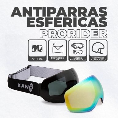 ANTIPARRAS GAFAS DE NIEVE PRORIDER SKI SNOWBOARD KANO - 3