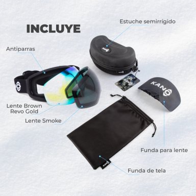ANTIPARRAS GAFAS DE NIEVE PRORIDER SKI SNOWBOARD KANO - 7