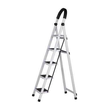 ESCALERA PLEGABLE HALTEN DE ACERO 5 PELDAÑOS - 1