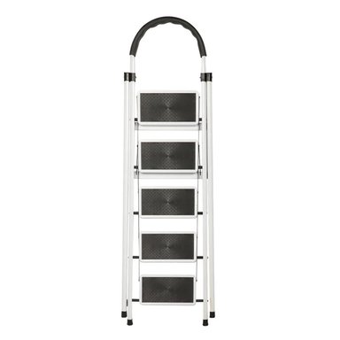 ESCALERA PLEGABLE HALTEN DE ACERO 5 PELDAÑOS - 5
