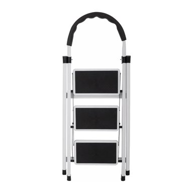 ESCALERA HALTEN TABURETE PLEGABLE 3 PELDAÑOS ANTIDESLIZANTES - 6