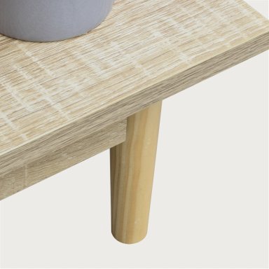 MESA CENTRO RELAN TOP LIVING BARI RECTANGULAR LATERAL NÓRDICA MADERA - 2