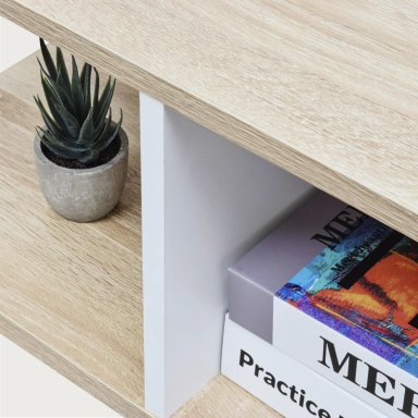 MESA CENTRO RELAN TOP LIVING BARI RECTANGULAR LATERAL NÓRDICA MADERA - 10