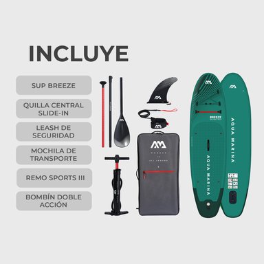 STAND UP PADDLE INFLABLE AQUA MARINA BREEZE TABLA DE SUP - 9