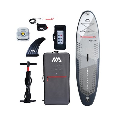 STAND UP PADDLE CON LUCES AQUA MARINA GLOW SUP INFLABLE - 1