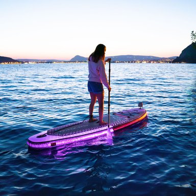 STAND UP PADDLE CON LUCES AQUA MARINA GLOW SUP INFLABLE - 2