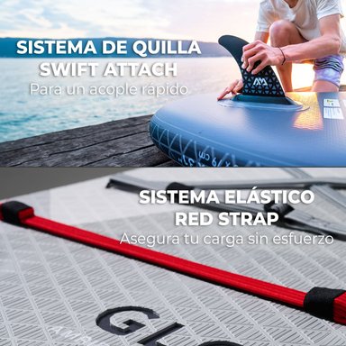 STAND UP PADDLE CON LUCES AQUA MARINA GLOW SUP INFLABLE - 6
