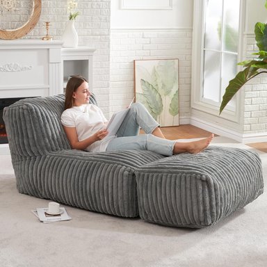 SILLÓN POUF / PUFF PLEGABLE RELAN OTTO CON APOYAPIES - 2