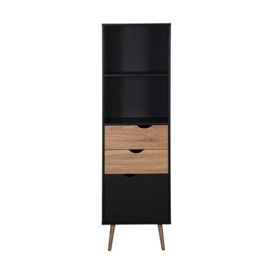 Librero con Cajones  Gotemburgo Black Estilo Nórdico Relan - 7