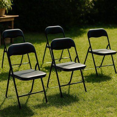 SET X6 SILLAS PLEGABLES KANO LIVIANAS Y PORTÁTILES EVENTOS - 2