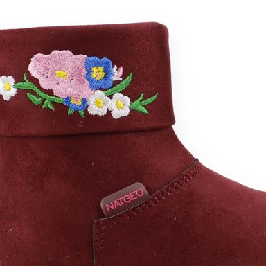 BOTÍN BURDEO NAT GEO KIDS BURGUNDY CASUAL - 5