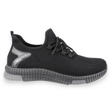 ZAPATILLAS HOMBRE NEW WALK CASUALES NEGRO - 1