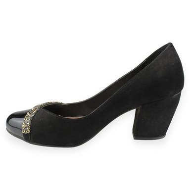 ZAPATO EXS FIESTA GAMUZA NEGRO - 3