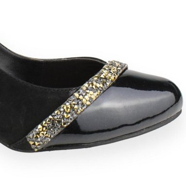 ZAPATO EXS FIESTA GAMUZA NEGRO - 4
