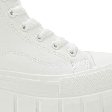 BOTIN NEW WALK MILITAR BLANCO - 4