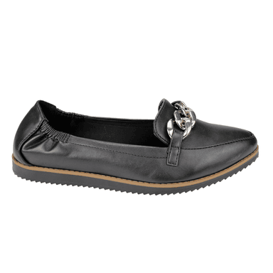 MOCASINES MUJER AGUA DE COCO NANDA NEGRO - 1