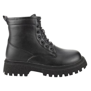 BOTÍN NEGRO NEW WALK COMBAT MILITAR CASUAL - 1
