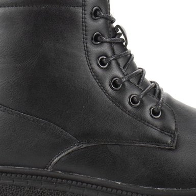 BOTÍN NEGRO NEW WALK COMBAT MILITAR CASUAL - 4