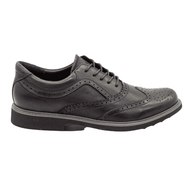 ZAPATO NAT GEO OXFORD CUERO NEGRO - 1