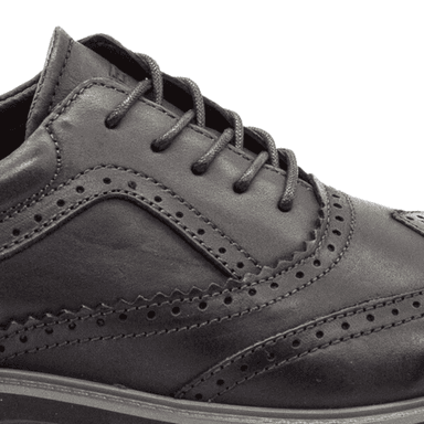 ZAPATO NAT GEO OXFORD CUERO NEGRO - 4