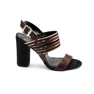 ZAPATO VERSACE 1969 BURDEOS CUERO - 1