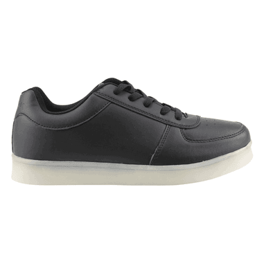 ZAPATILLAS HOMBRE NEW WALK URBANAS NEGRO LUCES - 1