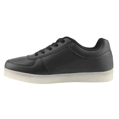 ZAPATILLAS HOMBRE NEW WALK URBANAS NEGRO LUCES - 3