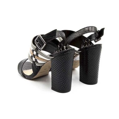 ZAPATO VERSACE 1969 CUERO NEGRO - 4