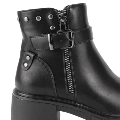 BOTIN AGUA DE COCO MILITAR NEGRO - 4