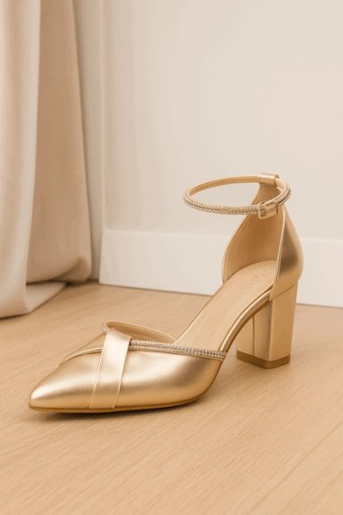 ZAPATO NEW WALK FIESTA CORREA DORADO - 2