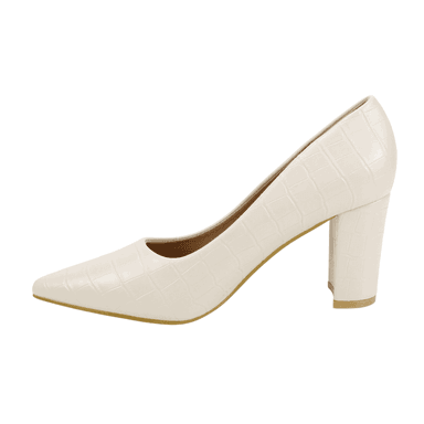 ZAPATO NEW WALK FIESTA REPTIL CREMA - 3