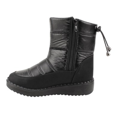 BOTIN NEW WALK DE AGUA CHIPORRO NEGRO BRILLANTE - 4