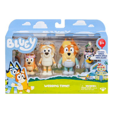 PACK 4 FIGURAS DIA DE BODA BLUEY - 1