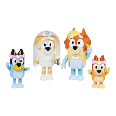 PACK 4 FIGURAS DIA DE BODA BLUEY - 5