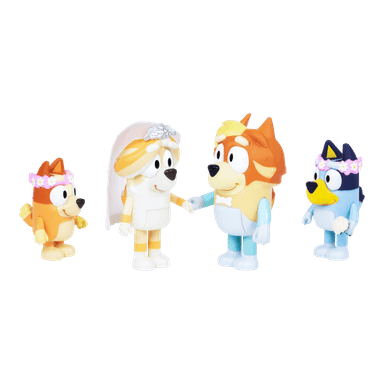 PACK 4 FIGURAS DIA DE BODA BLUEY - 6