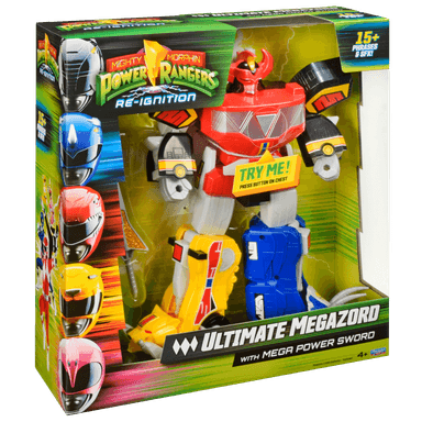 FIGURA 30 CENTIMETROS MULTICOLOR MEGAZORD POWER RANGERS. - 1