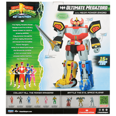 FIGURA 30 CENTIMETROS MULTICOLOR MEGAZORD POWER RANGERS. - 4