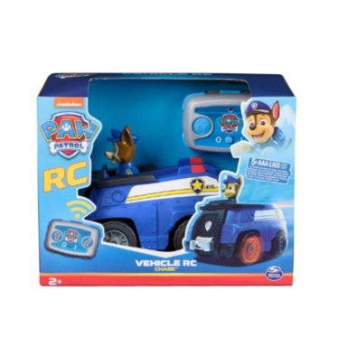AUTO POLICIA A CONTROL REMOTO CON FIGURA DE CHASE PAW PATROL - 1