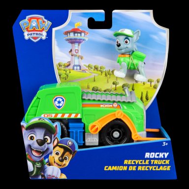 VEHICULO CON FIGURA DE ROCKY PAW PATROL - 1