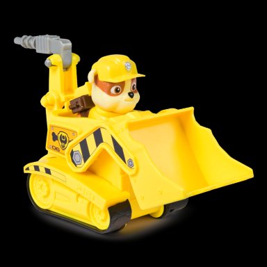 VEHICULO CON FIGURA DE RUBBLE PAW PATROL - 5