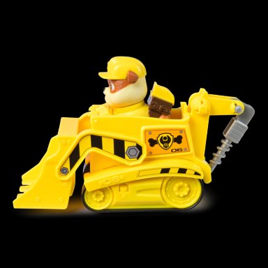 VEHICULO CON FIGURA DE RUBBLE PAW PATROL - 6