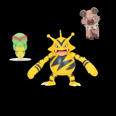 PACK DE 3 FIGURAS DE BATALLA POKE MON - 3