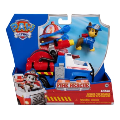 CAMION DE RESCATE BOMBEROS CON FIGURA DE CHASE PAW PATROL - 1