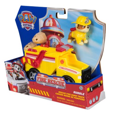 CAMION DE RESCATE VOLQUETE CON FIGURA DE RUBBLE PAW PATROL - 2