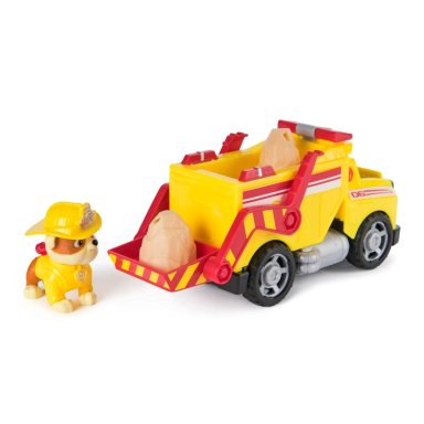 CAMION DE RESCATE VOLQUETE CON FIGURA DE RUBBLE PAW PATROL - 5